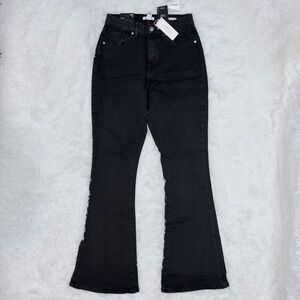 Curvy Mid-Rise Flare Jeans